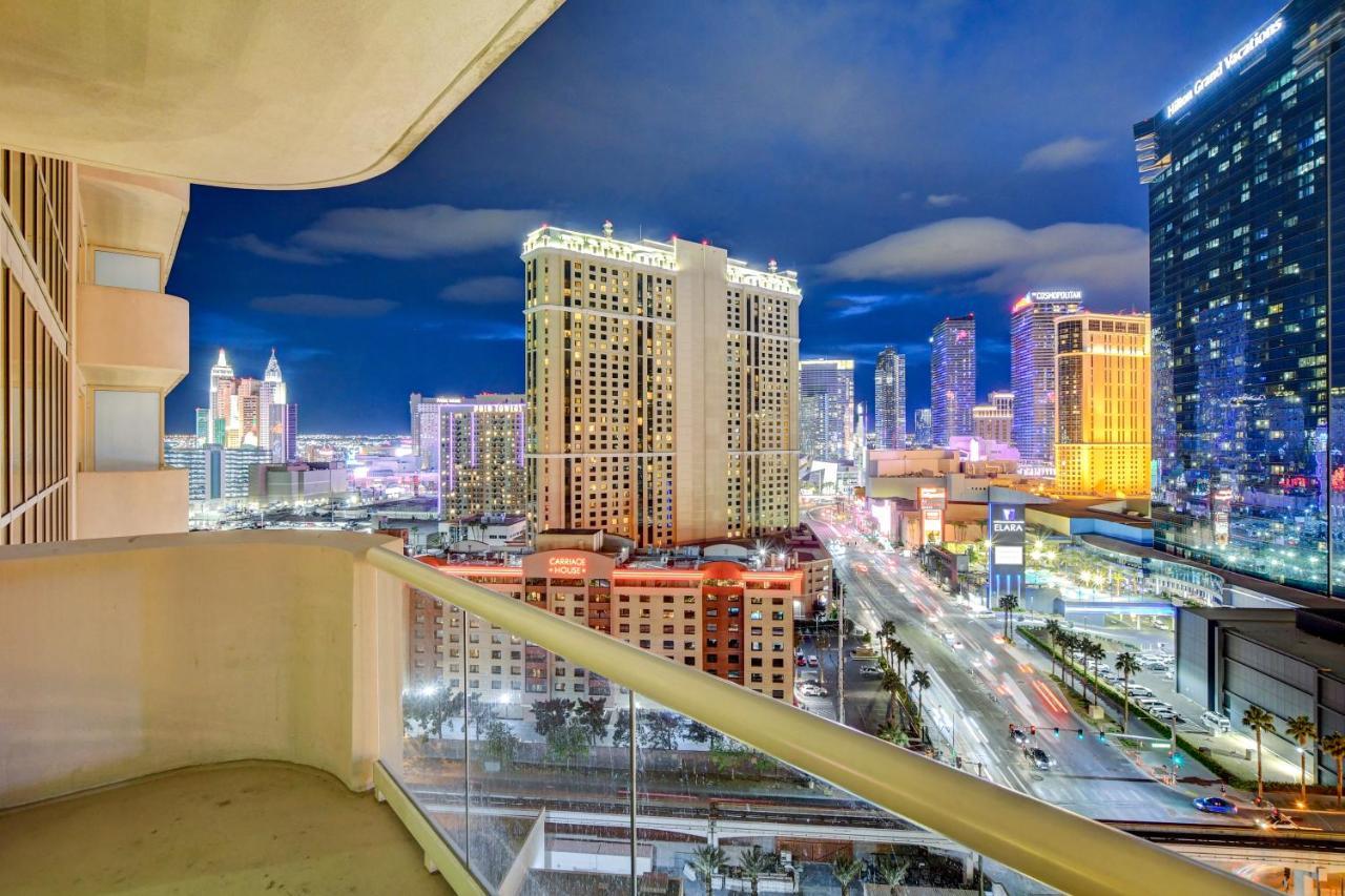 Balcony Full Strip View Suite Mgm Signature Free Valet Las Vegas Exteriör bild