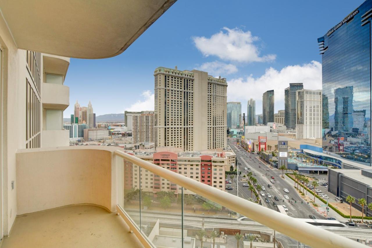 Balcony Full Strip View Suite Mgm Signature Free Valet Las Vegas Exteriör bild