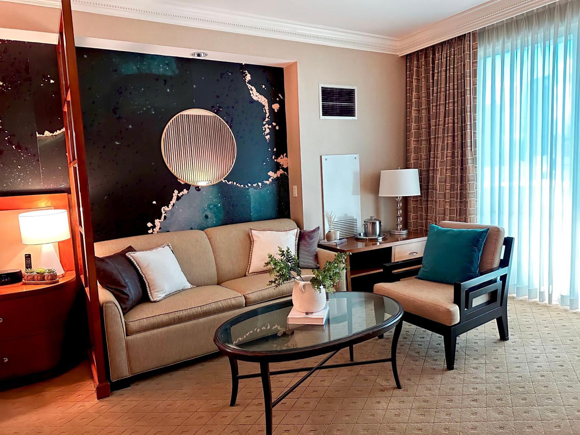 Balcony Full Strip View Suite Mgm Signature Free Valet Las Vegas Exteriör bild